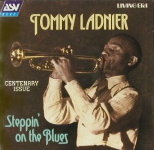 TOMMY LADNIER - Steppin` On The Blues cover 